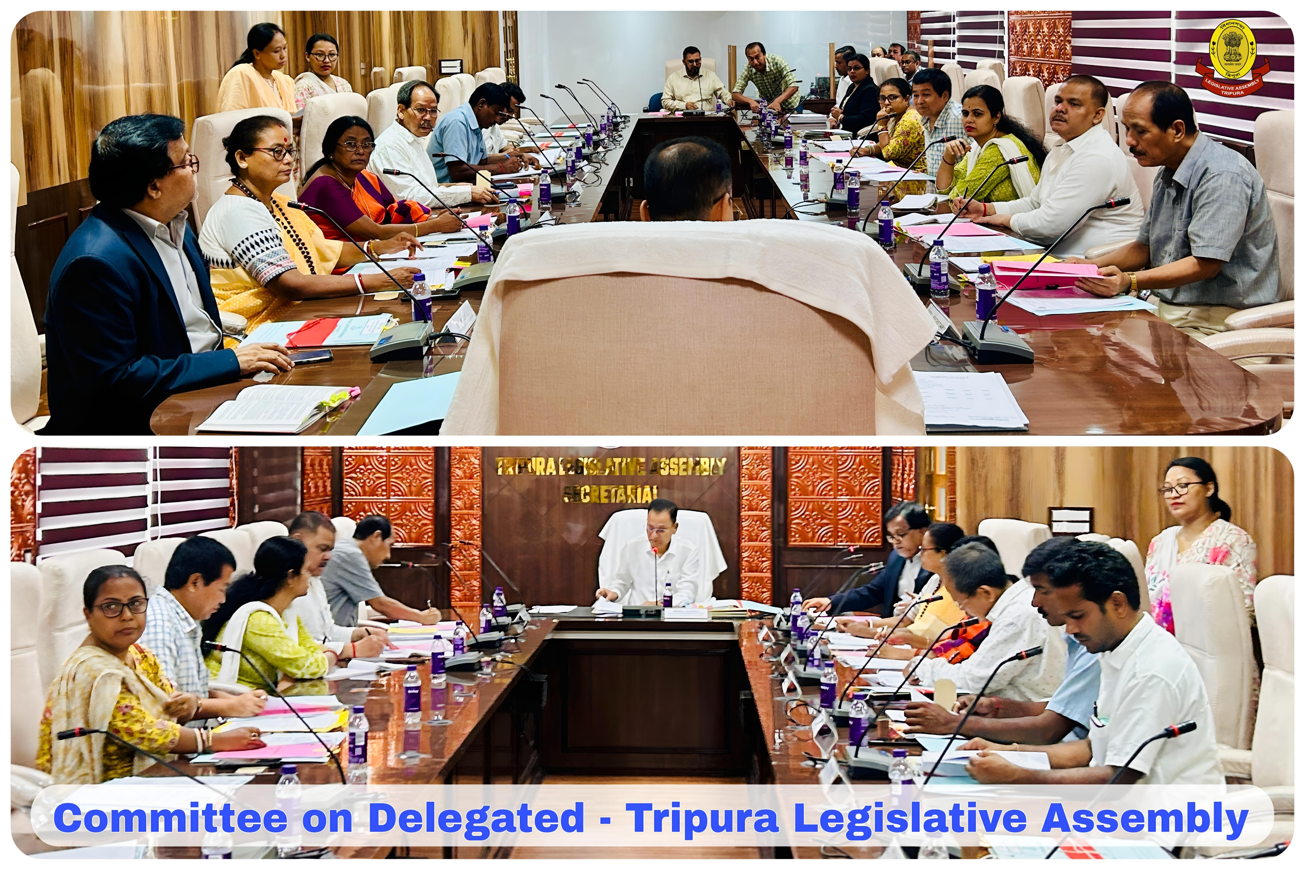 Meeting of the Committee on Delegated of the Tripura Legislative Assem...
